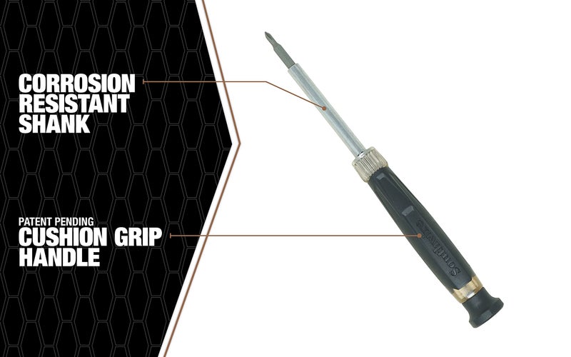 Southwire SD4N1P 4-in-1 Precision Screwdriver with Phillips and Slotted Bits - Image 4